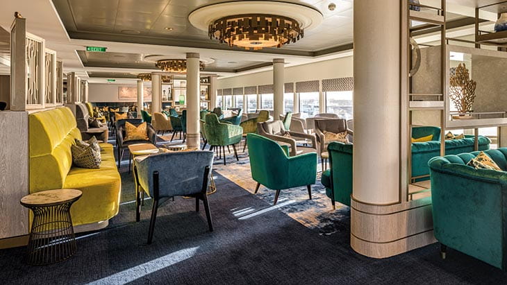 The Britannia Lounge aboard Spirit of Adventure